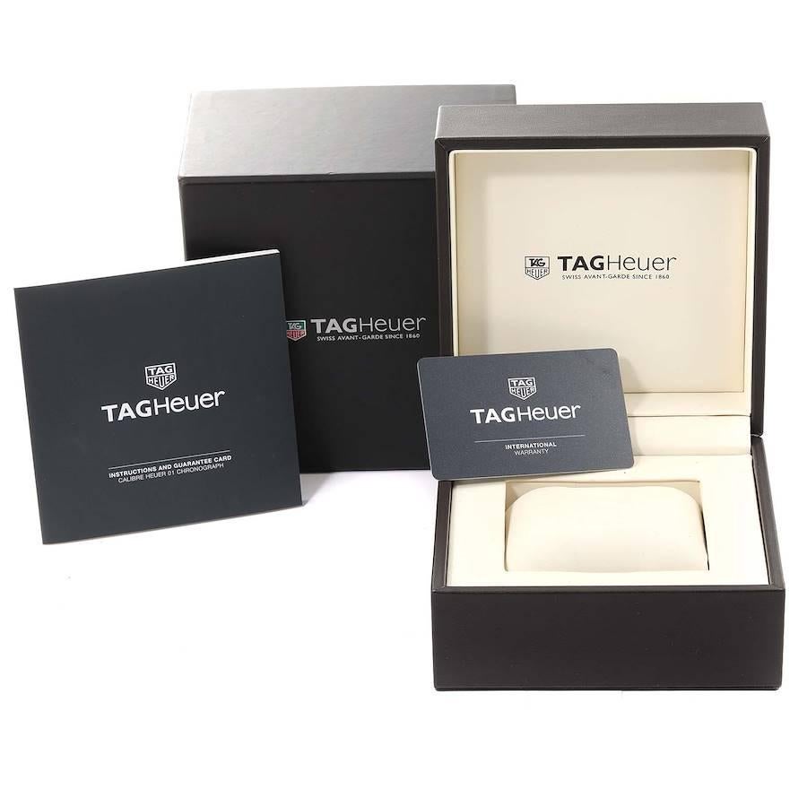 TAG Heuer Carrera Calibre 01 Skeleton Mens Watch CAR2090 Box Card 2