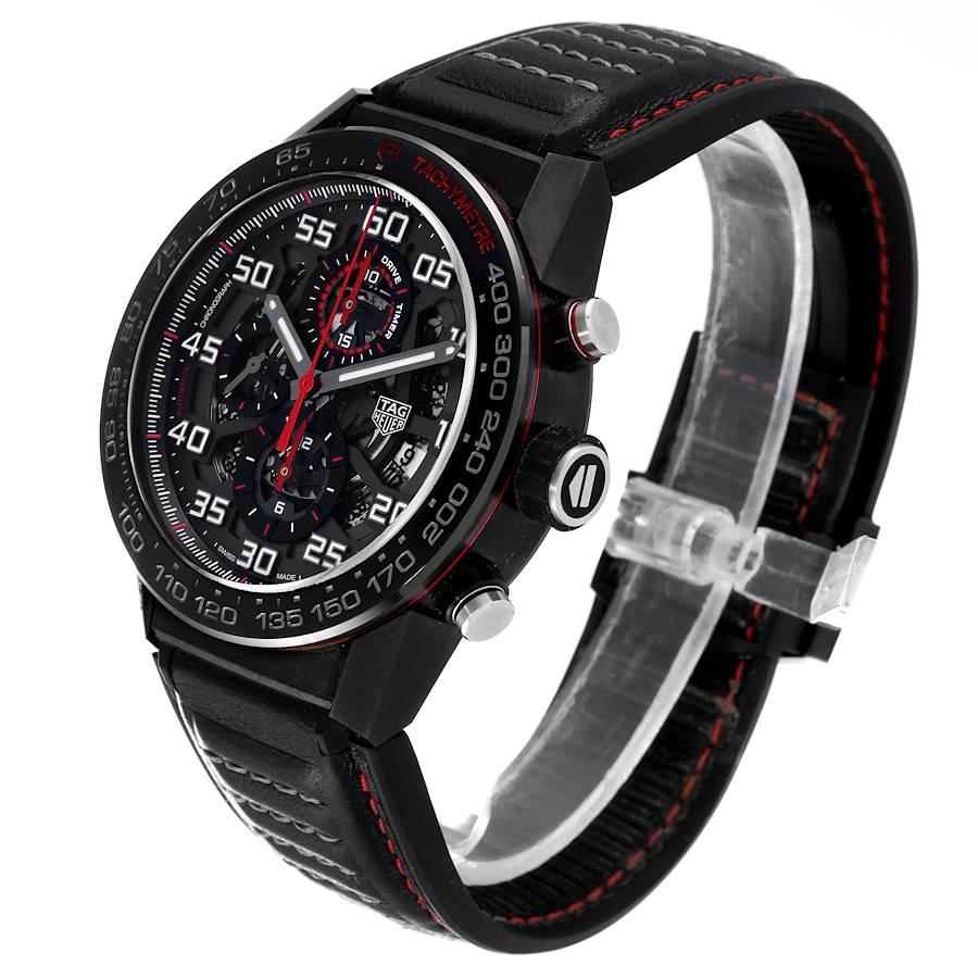 TAG Heuer Carrera Kaliber 01 Skelett-Herrenuhr CAR2A1H Box Card im Angebot 1