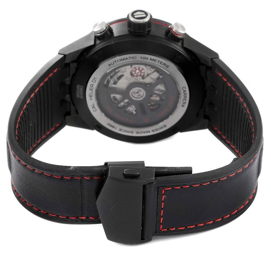 TAG Heuer Carrera Kaliber 01 Skelett-Herrenuhr CAR2A1H Box Card im Angebot 4