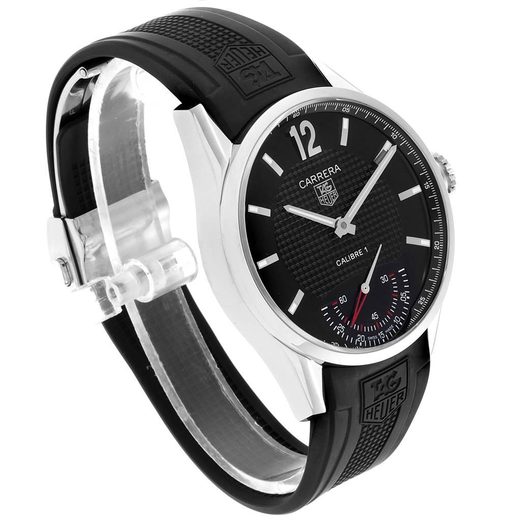 TAG Heuer Carrera Calibre 1 Limited Edition Men's Watch WV3010 Box Card In Excellent Condition For Sale In Atlanta, GA