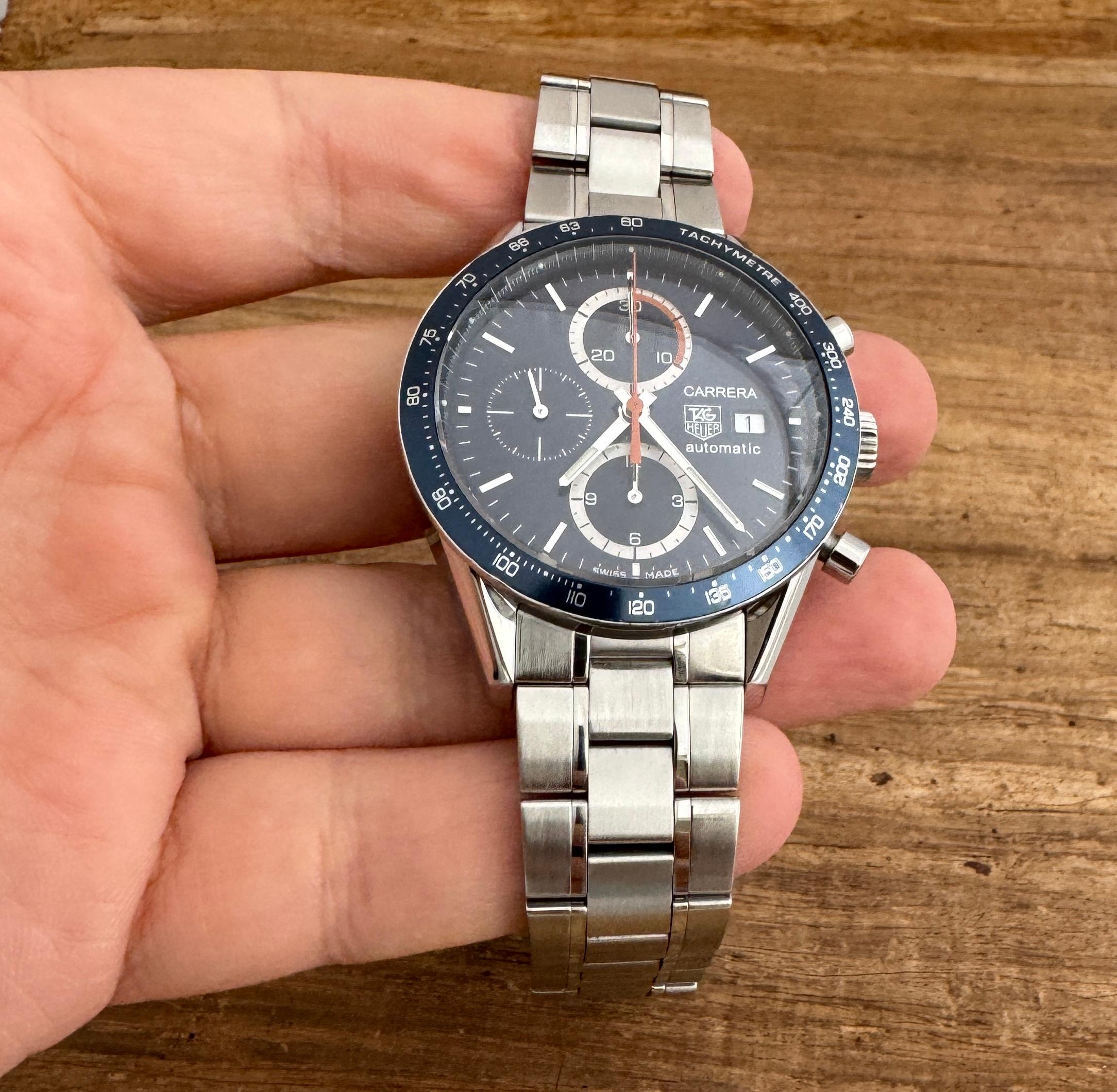 TAG Heuer Carrera Calibre 16 CV2015 Stainless Steel Watch 1