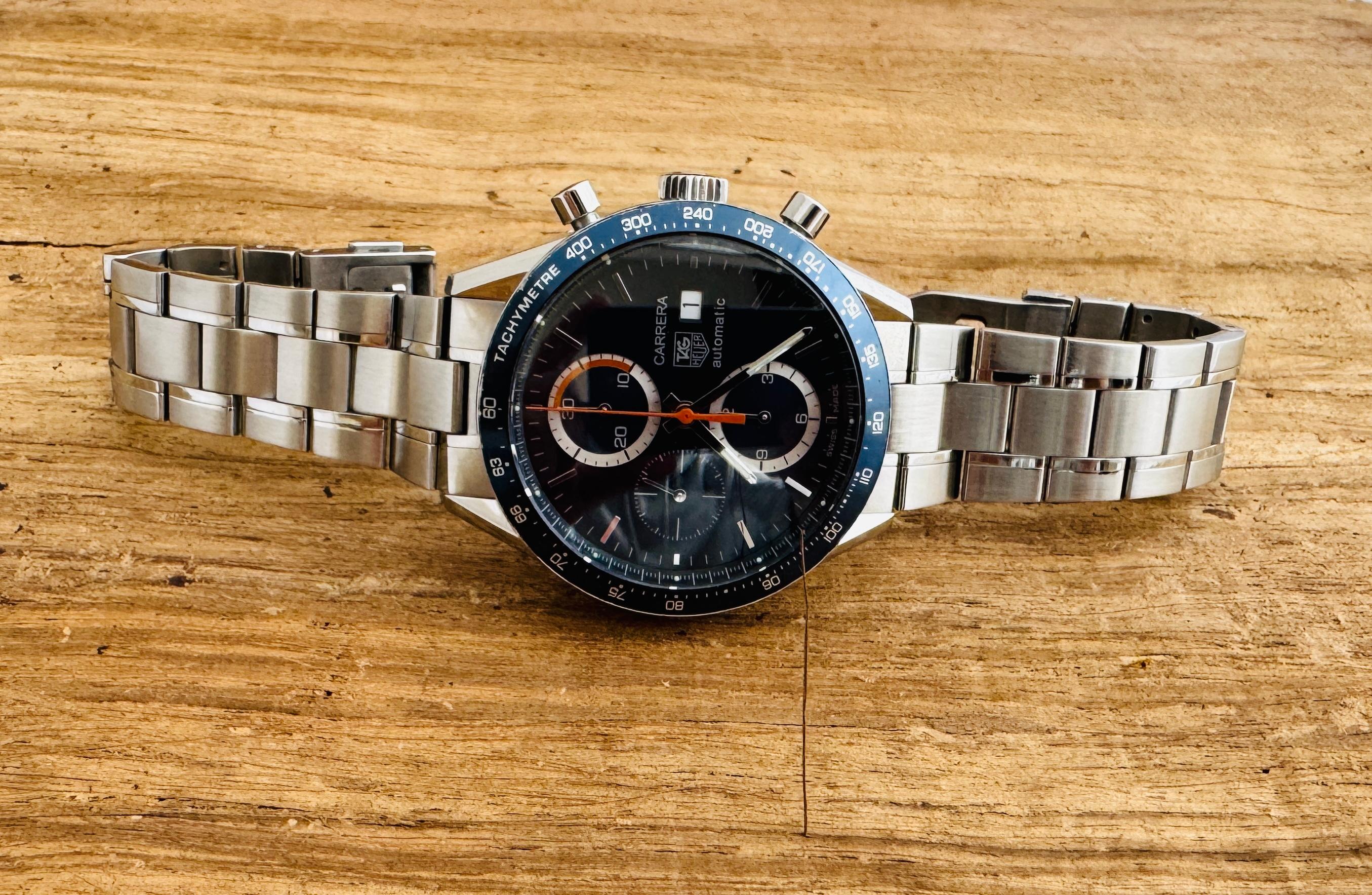 TAG Heuer Carrera Calibre 16 CV2015 Stainless Steel Watch 2