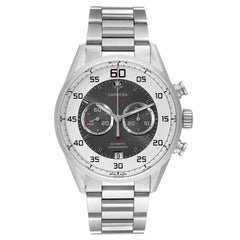 Tag Heuer Carrera Calibre 36 Flyback Steel Mens Watch CAR2B11 Box Card