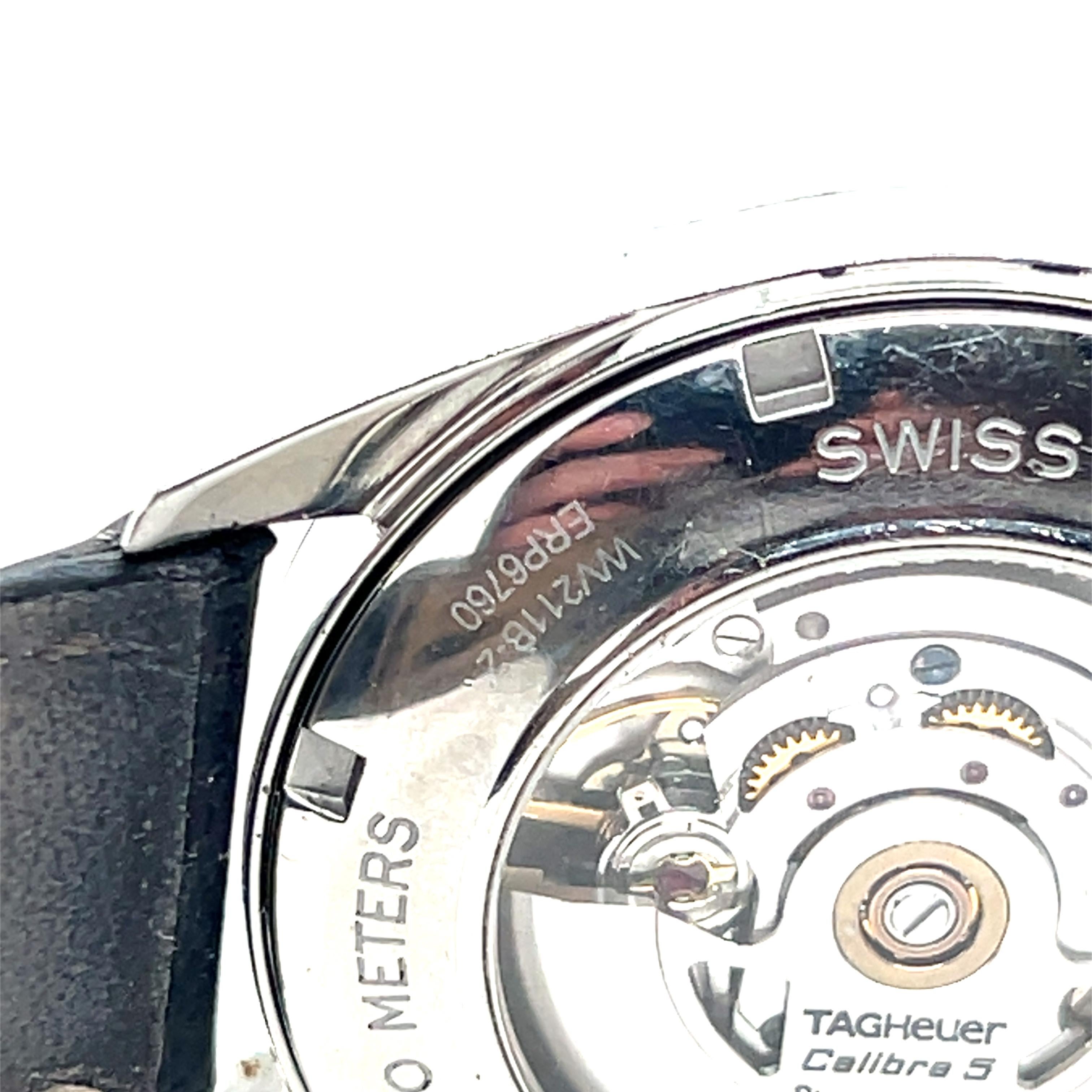 TAG Heuer Carrera Kaliber 5 Saphirglas Herrenarmbanduhr 4