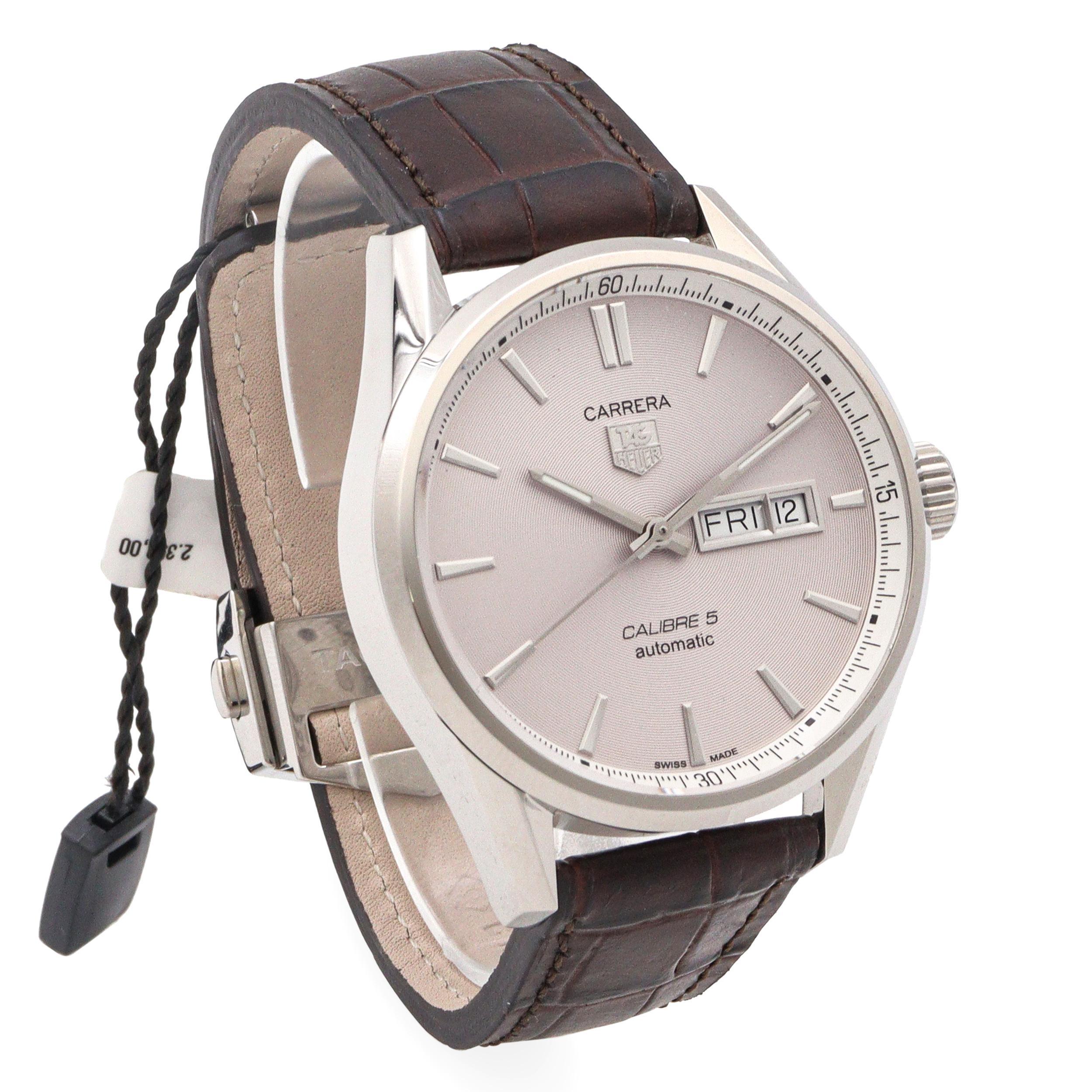TAG Heuer Carrera Kaliber 5 Skeleton Tag Datum Automatik Herrenuhr im Angebot 1