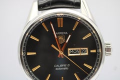 Tag Heuer Carrera Calibre 5 WAR201C  41mm  Black Dial  Full Set