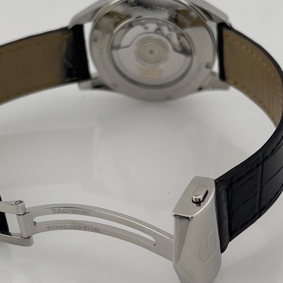 TAG Heuer Carrera Calibre 6 WAS2110.FC6180 39 mm Esfera negra Recibo de papel en Bueno estado para la venta en San Diego, CA