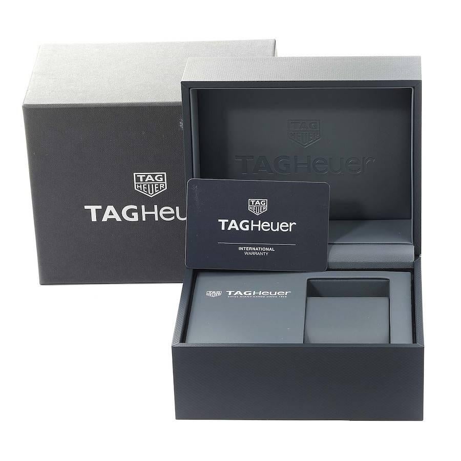 Tag Heuer Carrera Calibre Grey Dial Steel Mens Watch CBN2012 Box Card For Sale 5