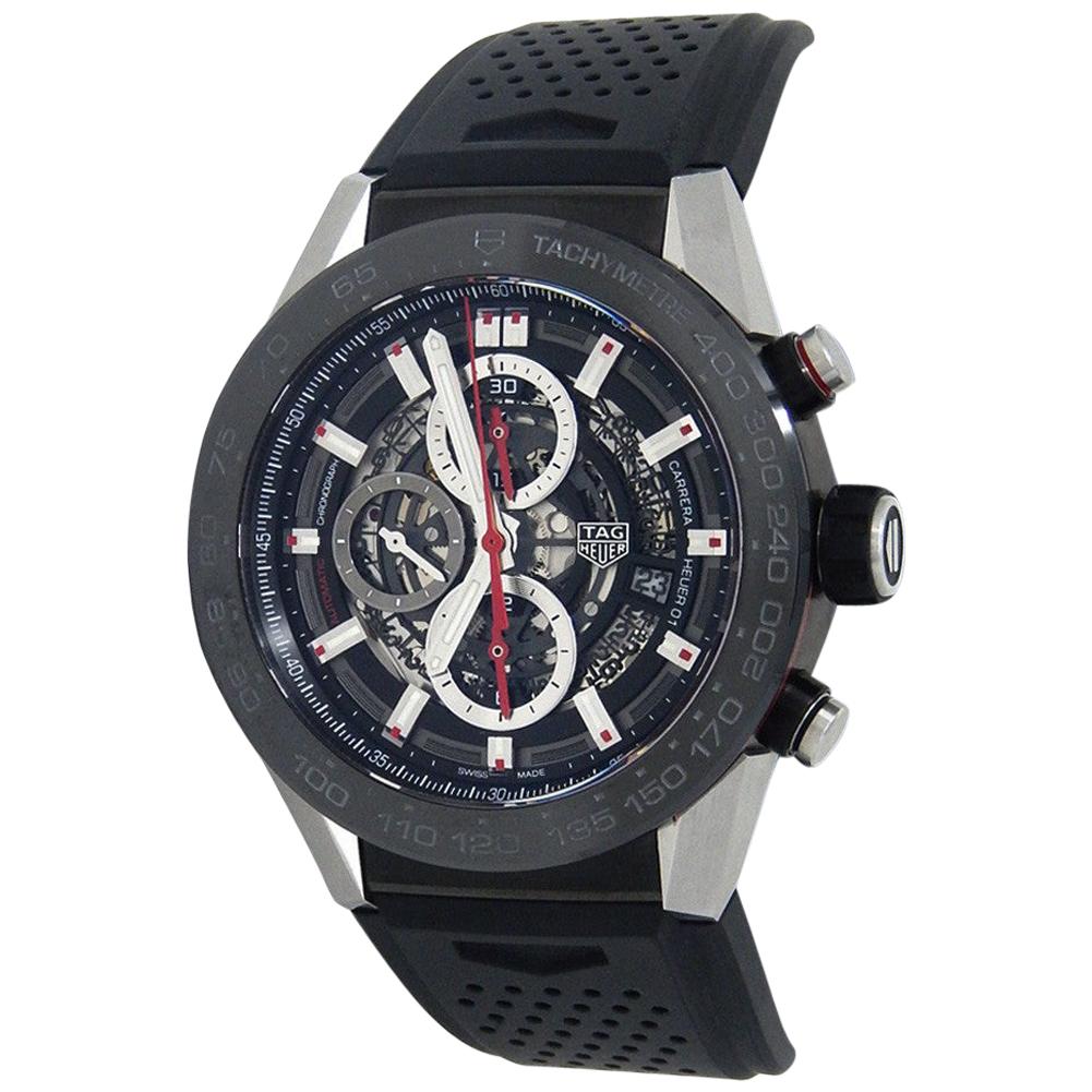 TAG Heuer Carrera CAR2A1Z.FT6044, Black Dial, Certified and Warranty