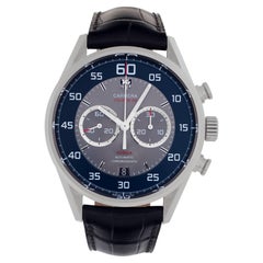 Montre automatique Tag Heuer Carrera CAR2B10 à cadran gris en acier inoxydable 43 mm