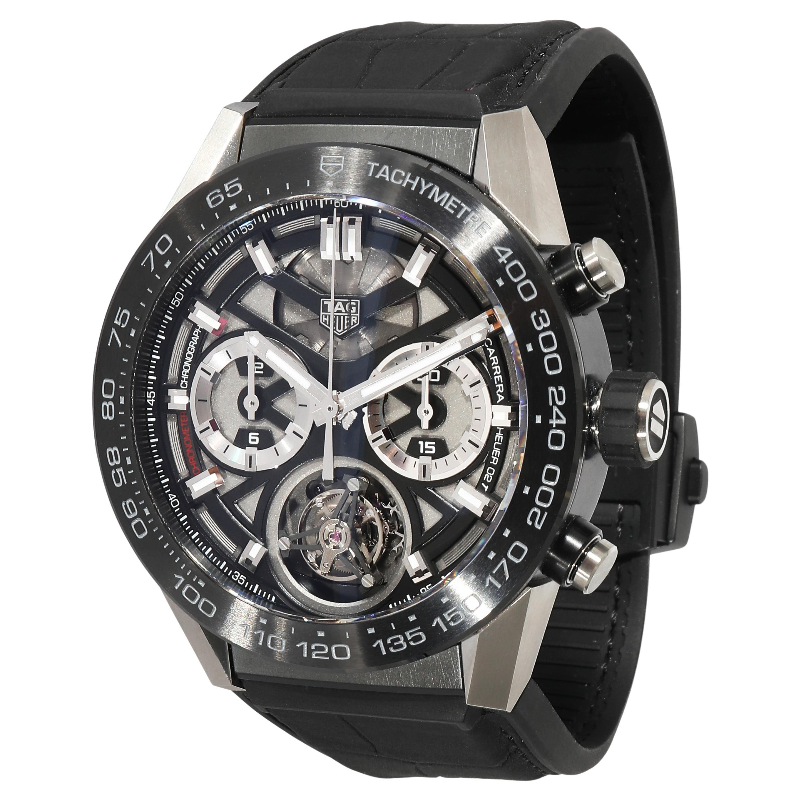 Tag Heuer Carrera CAR5A8Y.FC6377 Men's Watch in  Ceramic/Titanium For Sale