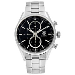 TAG Heuer Carrera Chrono Steel Black Dial Automatic Men’s Watch CAR2110.BA0720