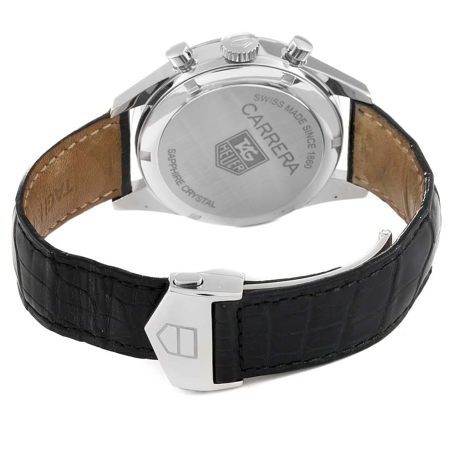 Tag Heuer Carrera Chronograph 39mm Perlmutt Zifferblatt Herrenuhr CV2115 4