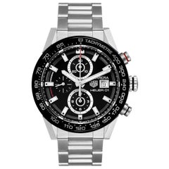 TAG Heuer Carrera Chronograph Automatic Mens Watch CAR201Z Box Papers