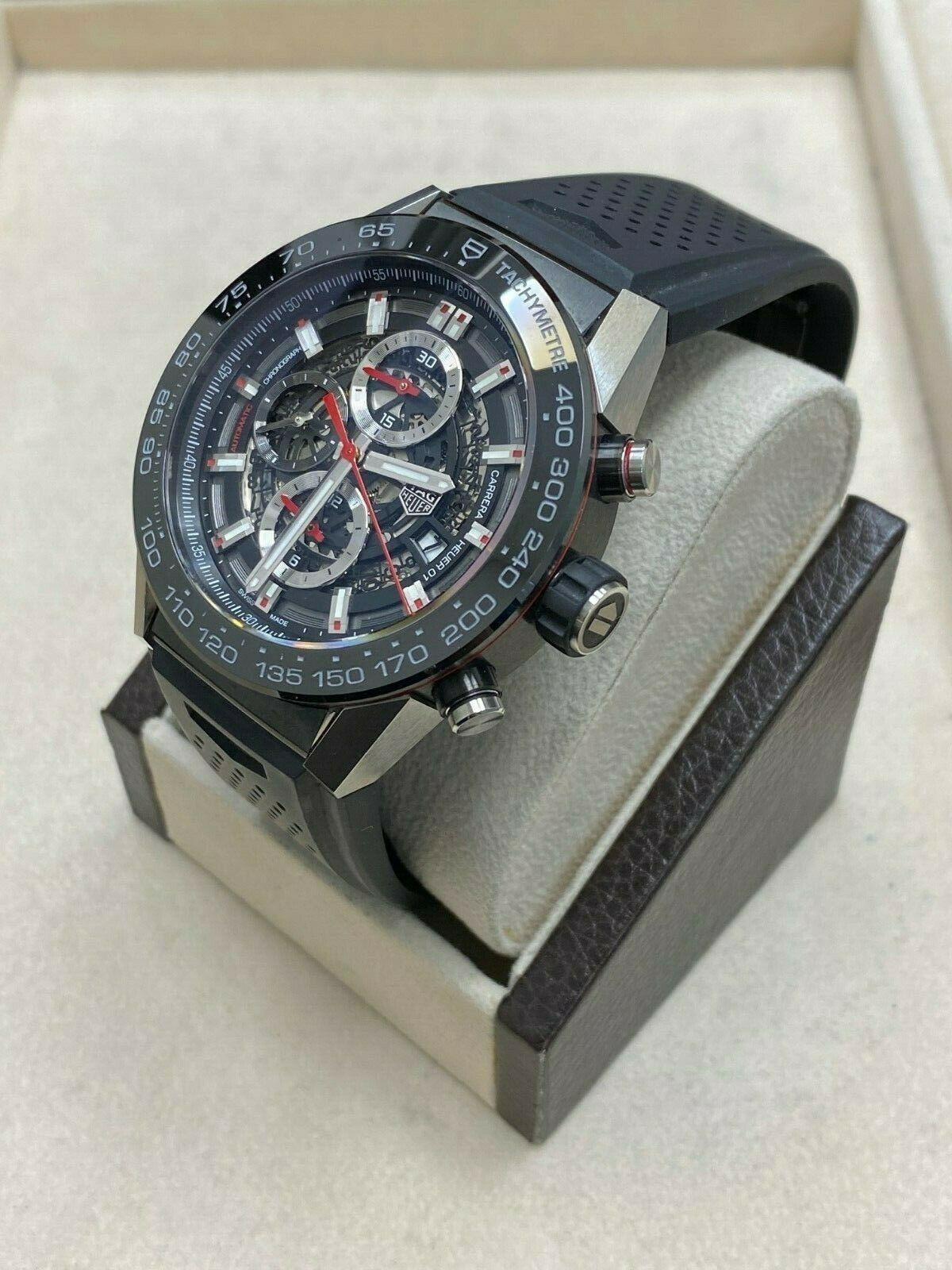 TAG Heuer Carrera Chronograph Heuer 1 CAR2A1Z Titanium and Steel Box Paper 2