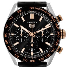 Tag Heuer Carrera Chronograph Stahl Roségold Herrenuhr CBN2A5A Boxkarte