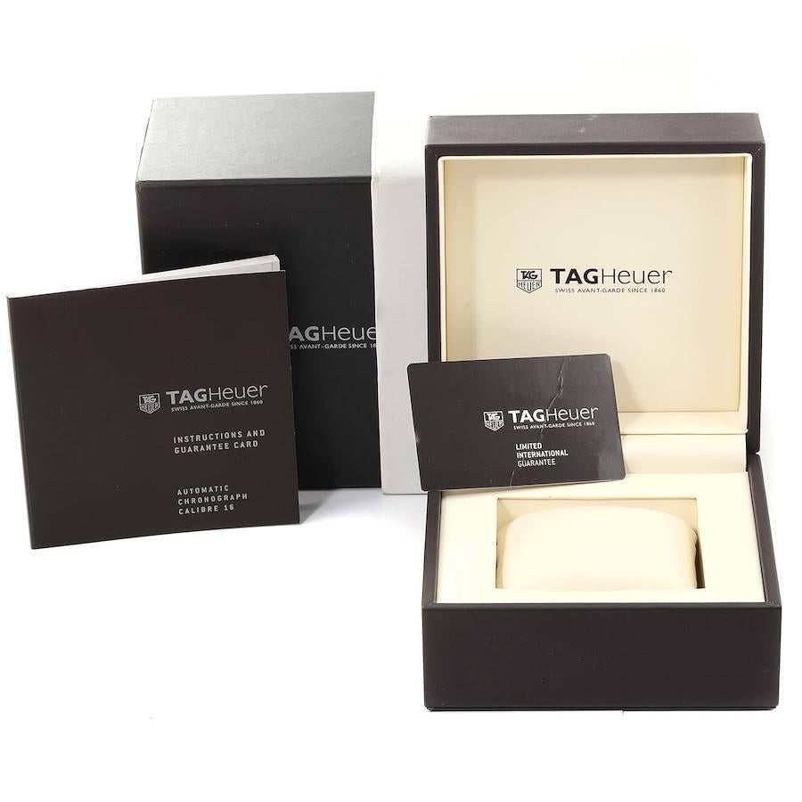 Tag Heuer Carrera Chronograph Titan Herrenuhr CV2A81 Box Card im Angebot 6