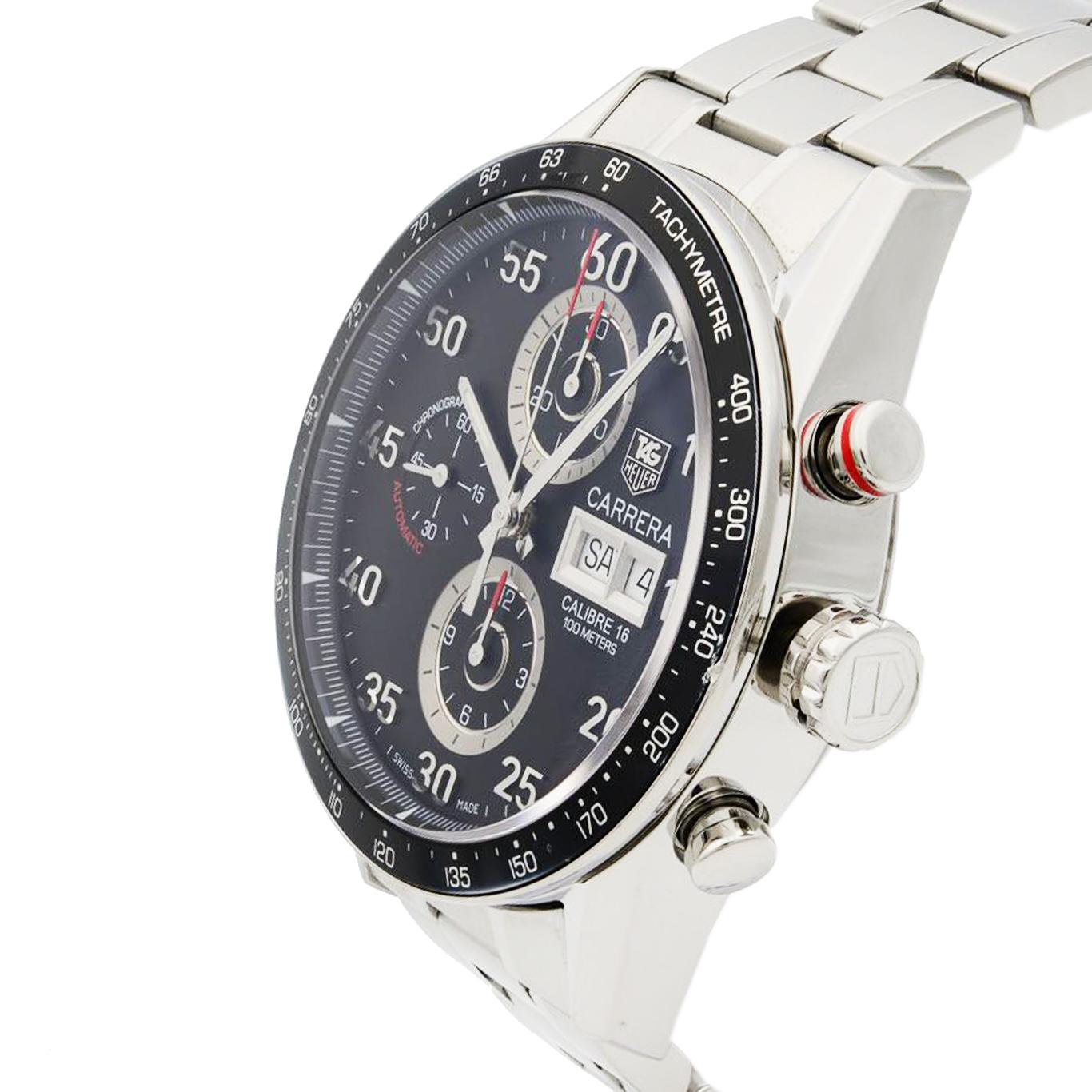 tag heuer carrera calibre 16 automatic chronograph - cv2a10.ba0796