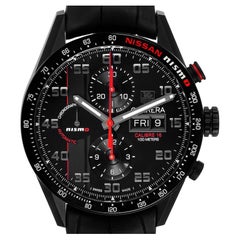 TAG Heuer Carrera Day Date LE Nissan NISMO Mens Watch CV2A82 Box Card