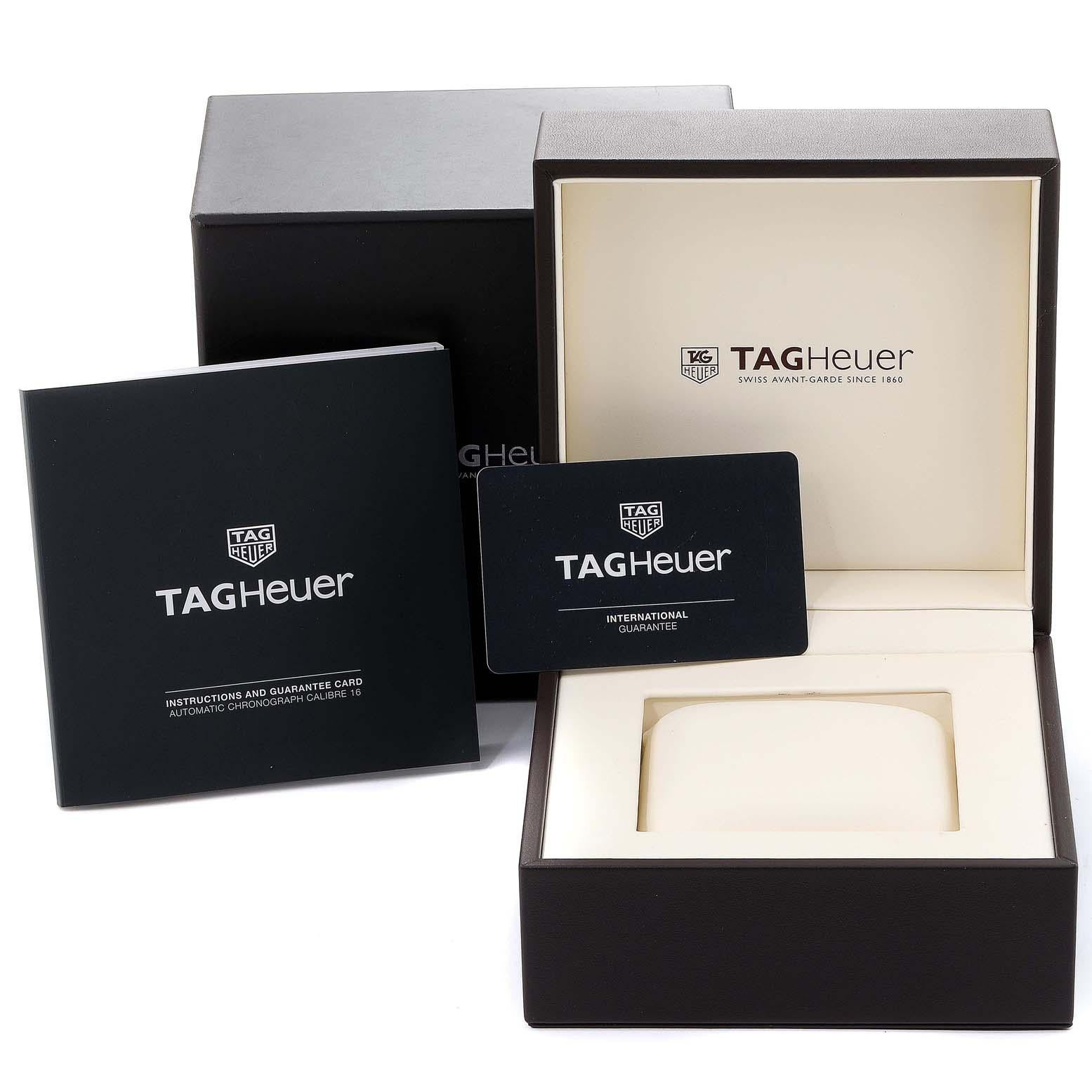 TAG Heuer Carrera Day Date Titanium PVD Men's Watch CV2A84 Box Card 3
