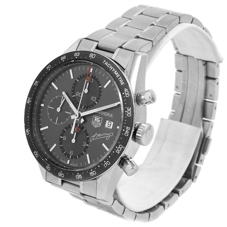 TAG Heuer Carrera JM Fangio Limited Edition Menâs Watch CV201C For Sale at 1stDibs | tag heuer