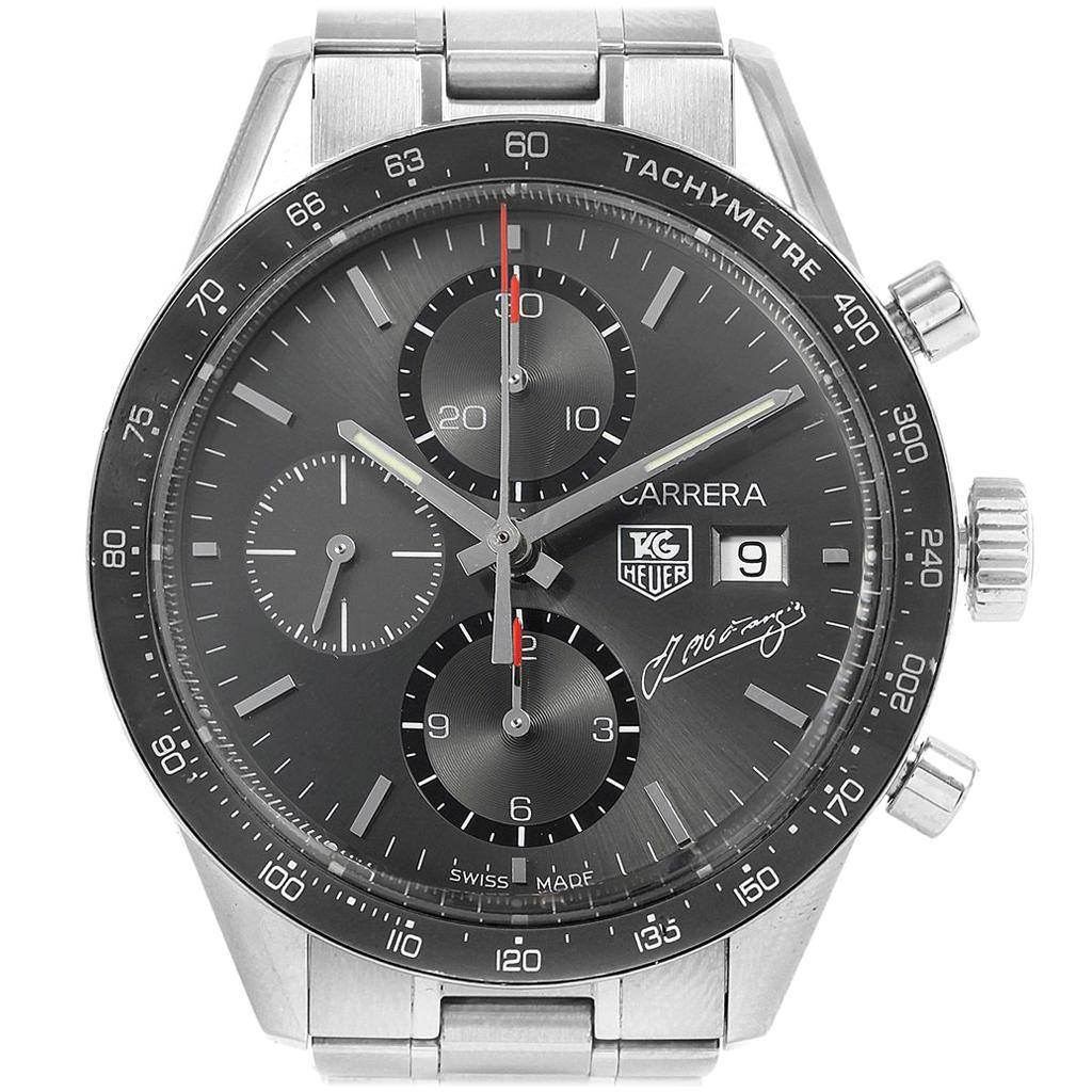 TAG Heuer Carrera JM Fangio Limited Edition Men’s Watch CV201C For Sale