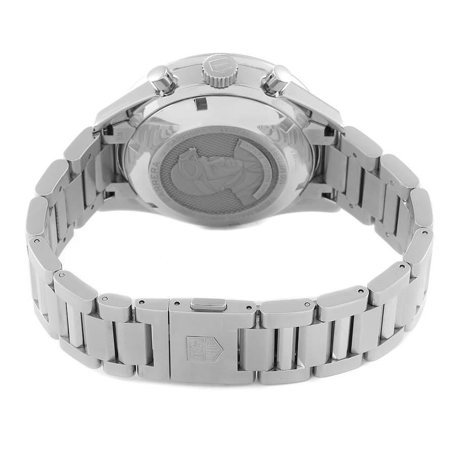 De los hombres Tag Heuer Carrera Juan Manuel Fangio LE Reloj de acero para caballero CV201AK Card en venta