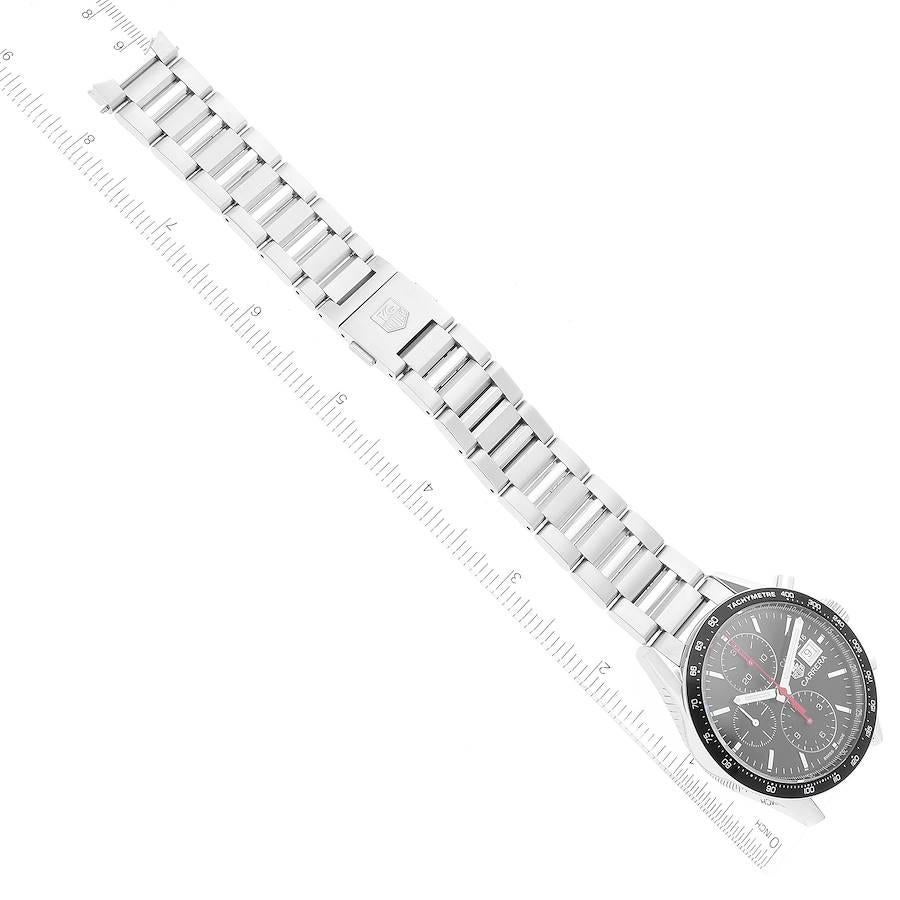 Tag Heuer Carrera Juan Manuel Fangio LE Reloj de acero para caballero CV201AK Card en venta 1