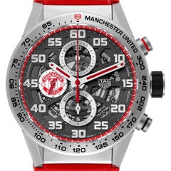 TAG Heuer Carrera Manchester United Limited Edition Steel Mens Watch CAR201M
