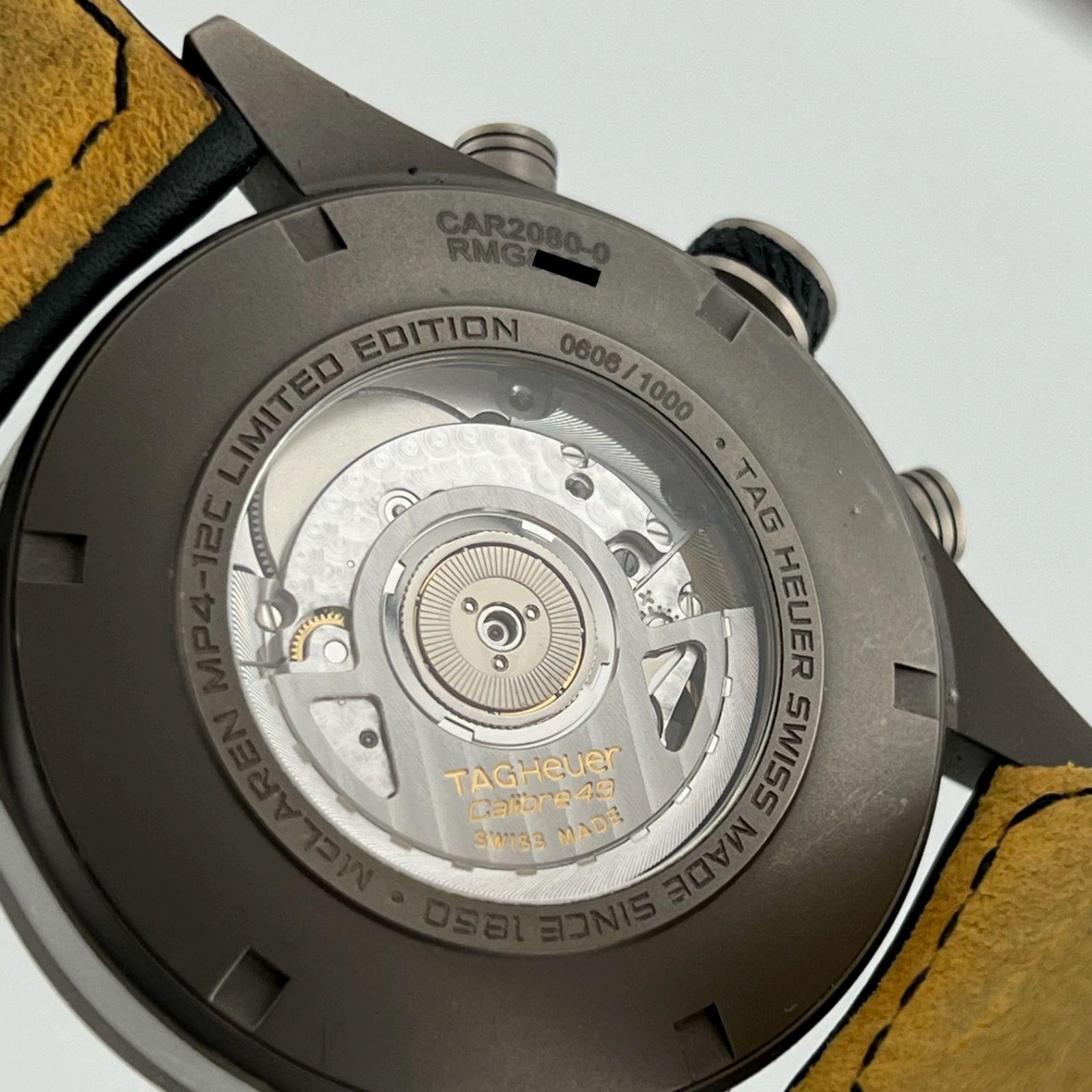 Tag Heuer Carrera McLaren Edición Limitada CAR2080.FC6286 43mm 606/1000 con Caja en venta 1