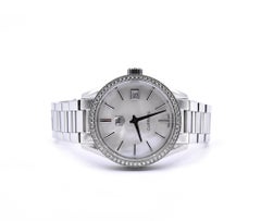 TAG Heuer Carrera Mother of Pearl Dial and Diamond Bezel Watch Ref. WAR1315