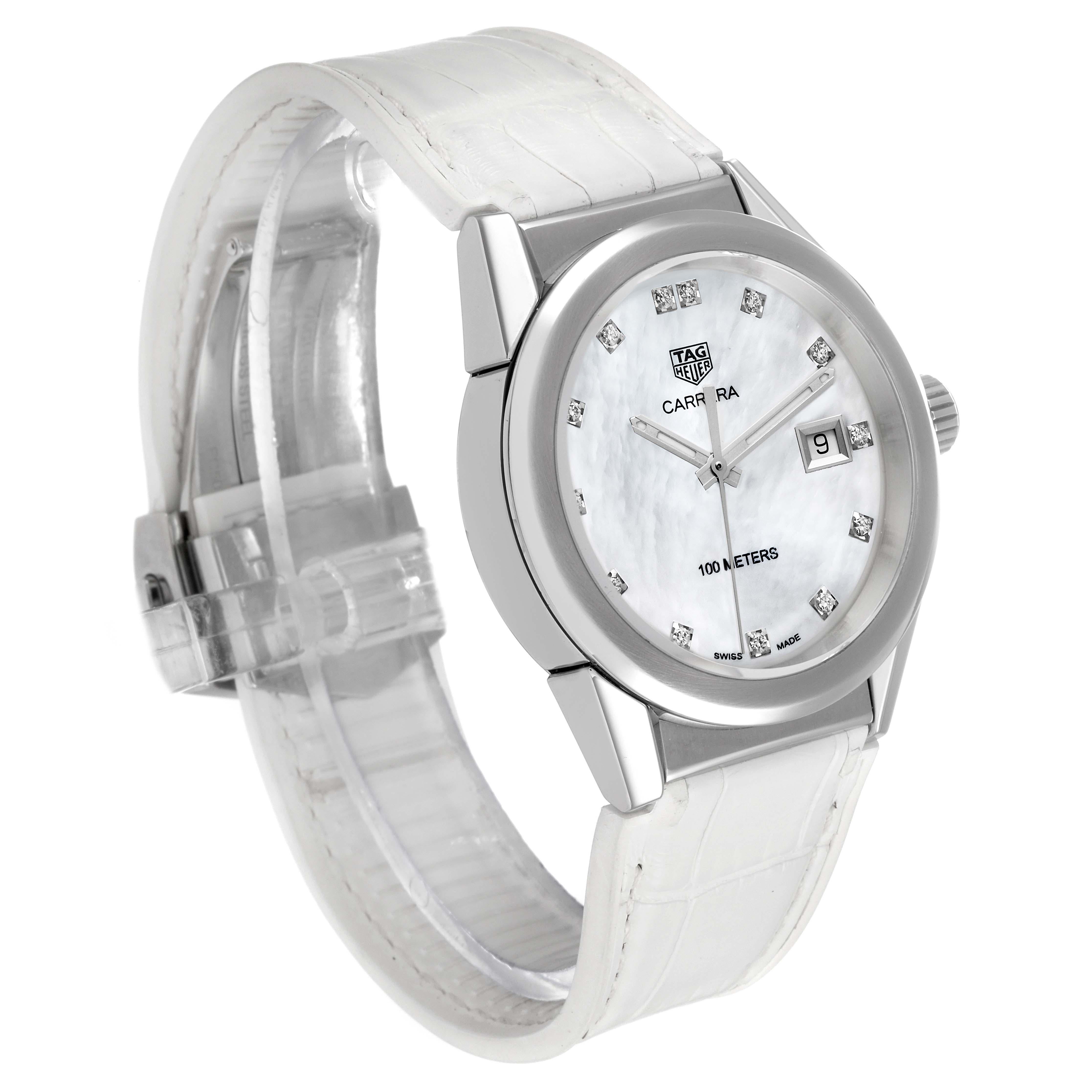 tag heuer carrera womens mother of pearl