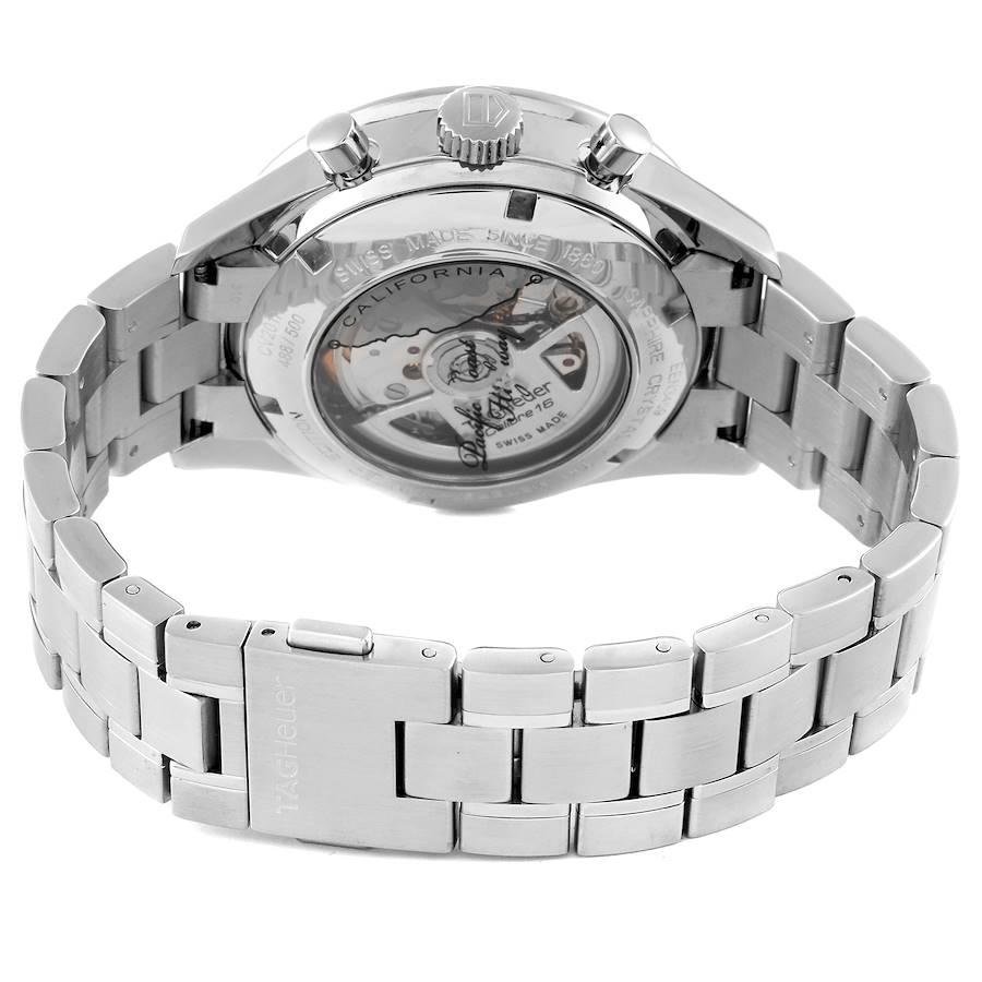 Tag Heuer Carrera Pacific Coast Highway LE Steel Mens Watch CV201N Box Card For Sale 3