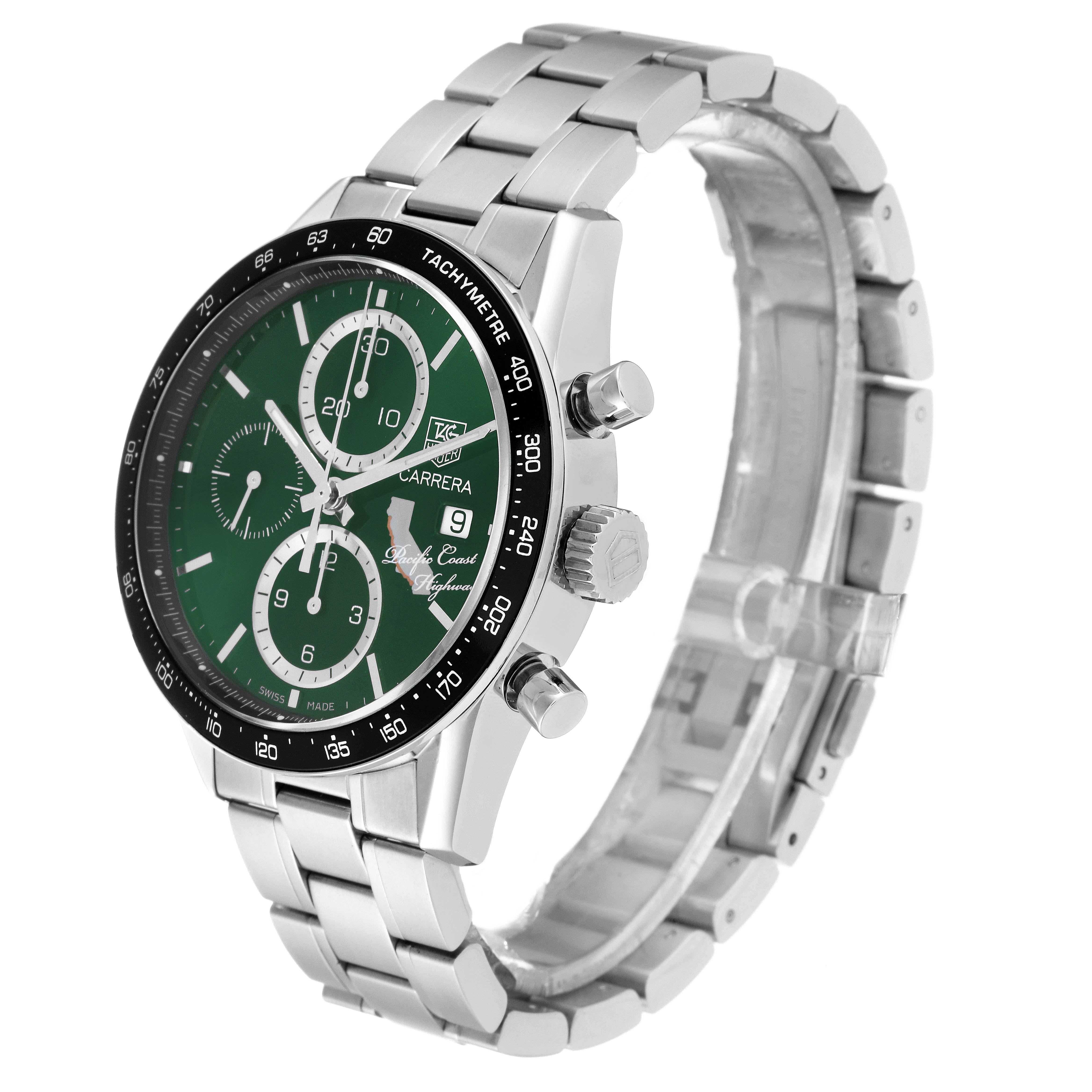 TAG Heuer Montre homme Carrera Pacific Coast Highway Limited Edition Steel en vente 5