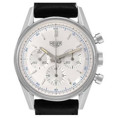Tag Heuer Carrera Re-Edition Chronograph Steel Mens Watch CS3110 Box Papers