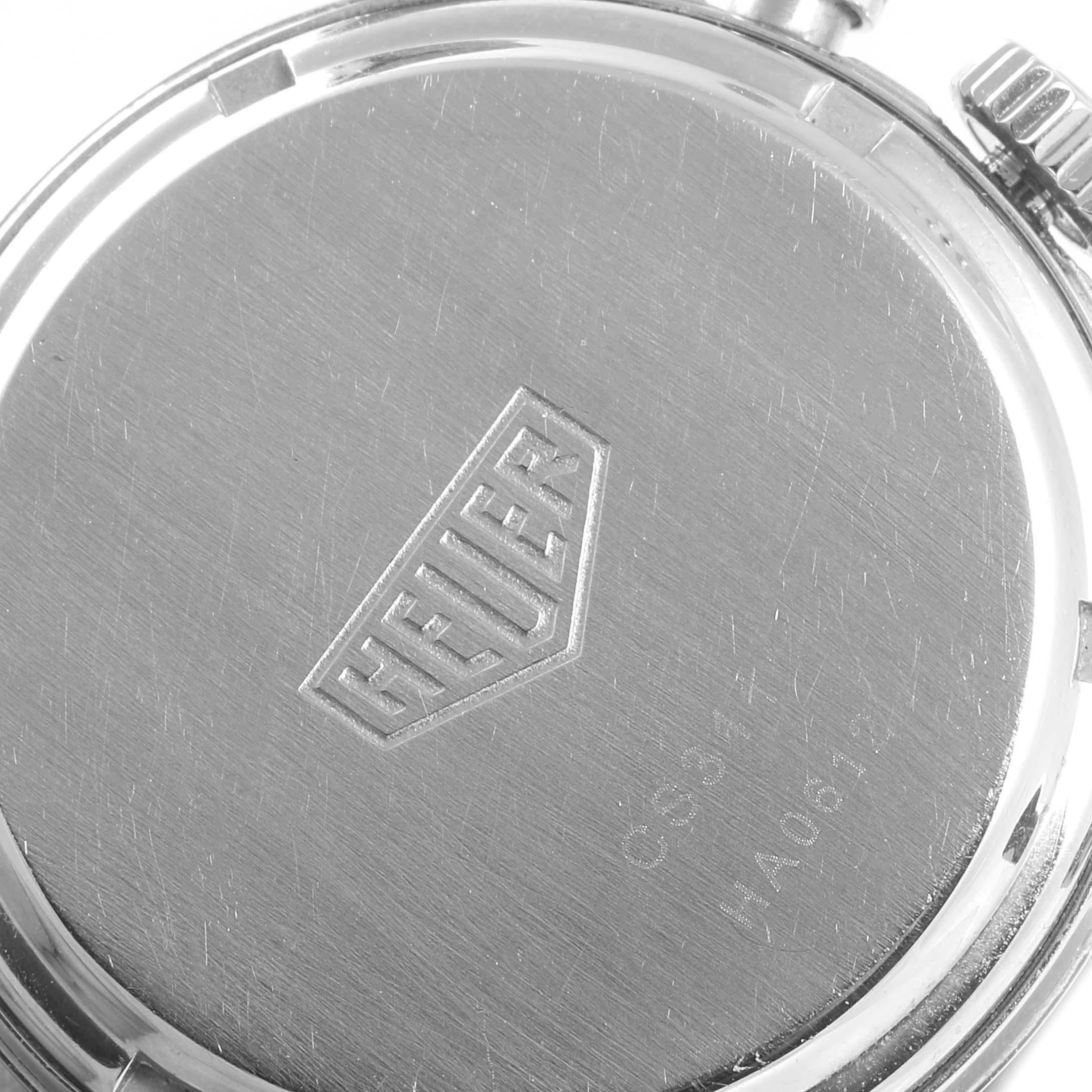 Men's TAG Heuer Carrera Re-Edition Chronograph Steel Men’s Watch CS3111 Box Card