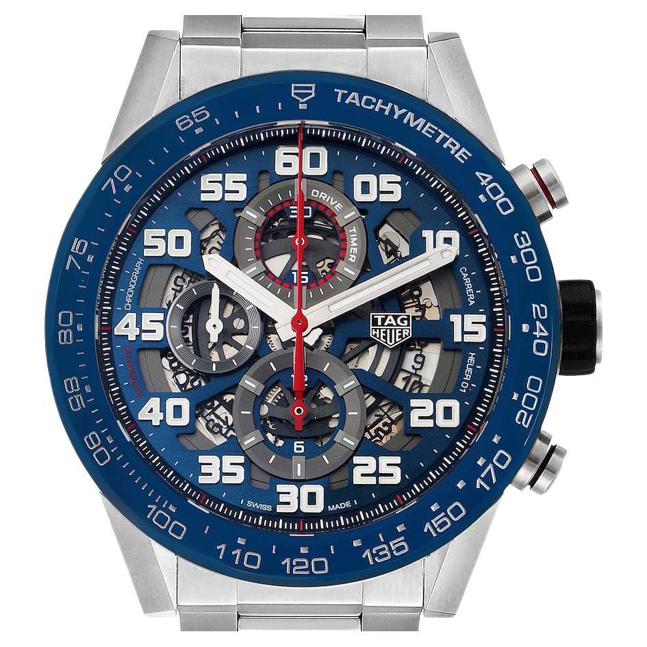 TAG Heuer Carrera Red Bull Racing Steel Mens Watch CAR2A1Kk Box Card For Sale