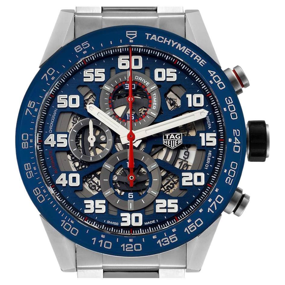 Tag Heuer Carrera Red Bull Racing Steel Mens Watch CAR2A1K Box Card For Sale