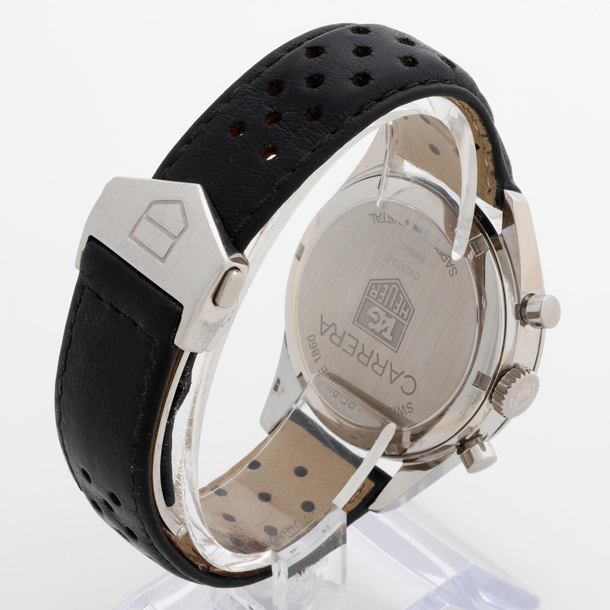 TAG Heuer Carrera Ref CV2113, 39mm Gehäuse, Edelstahl, 16 Kal. Mvmt, 2008 für Damen oder Herren im Angebot