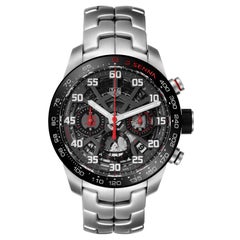 Tag Heuer Carrera Senna Special Edition Steel Mens Watch CBG2013 Box Card