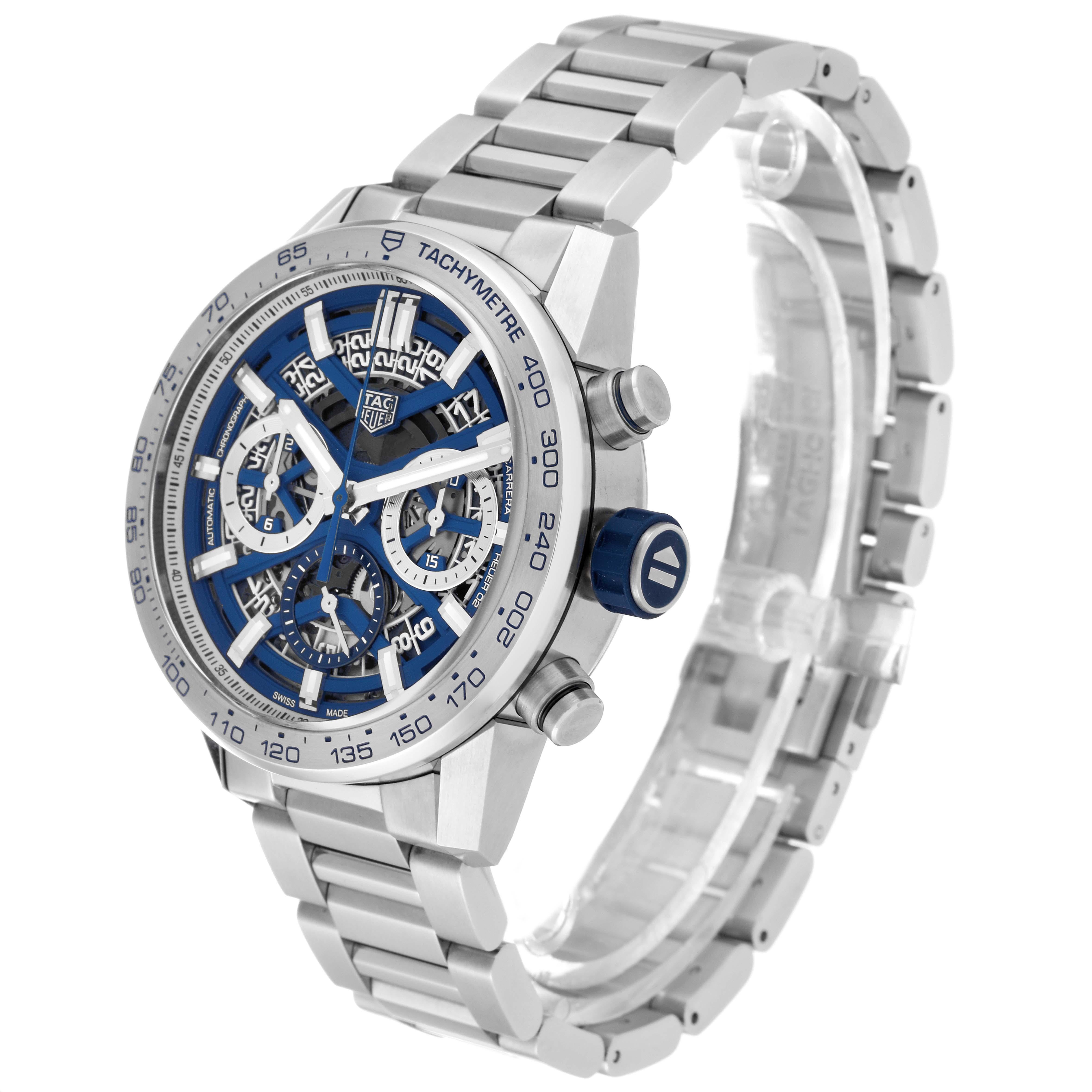 Tag Heuer Carrera Skeleton Dial Japan Limited Edition Steel Mens Watch  For Sale 4