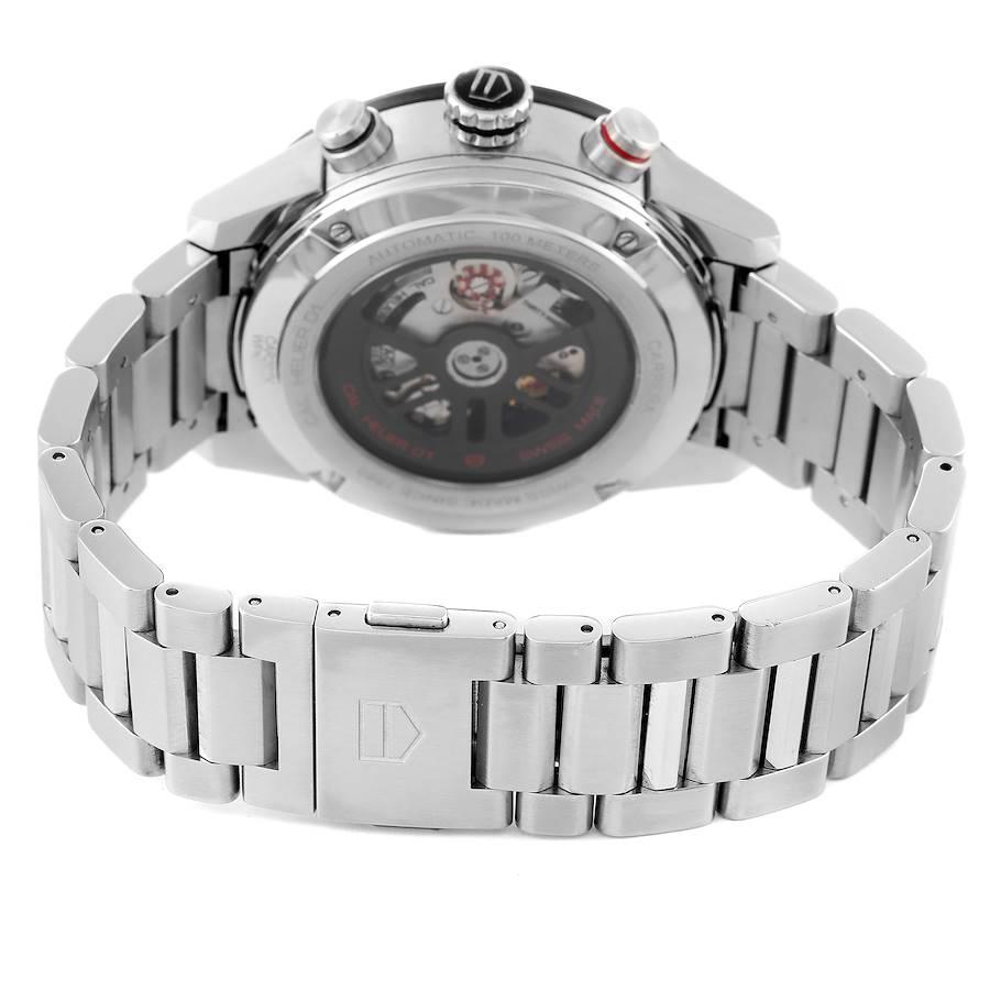 TAG Heuer Carrera Herrenuhr mit Skelett Zifferblatt CAR201V Box Papiere im Angebot 4