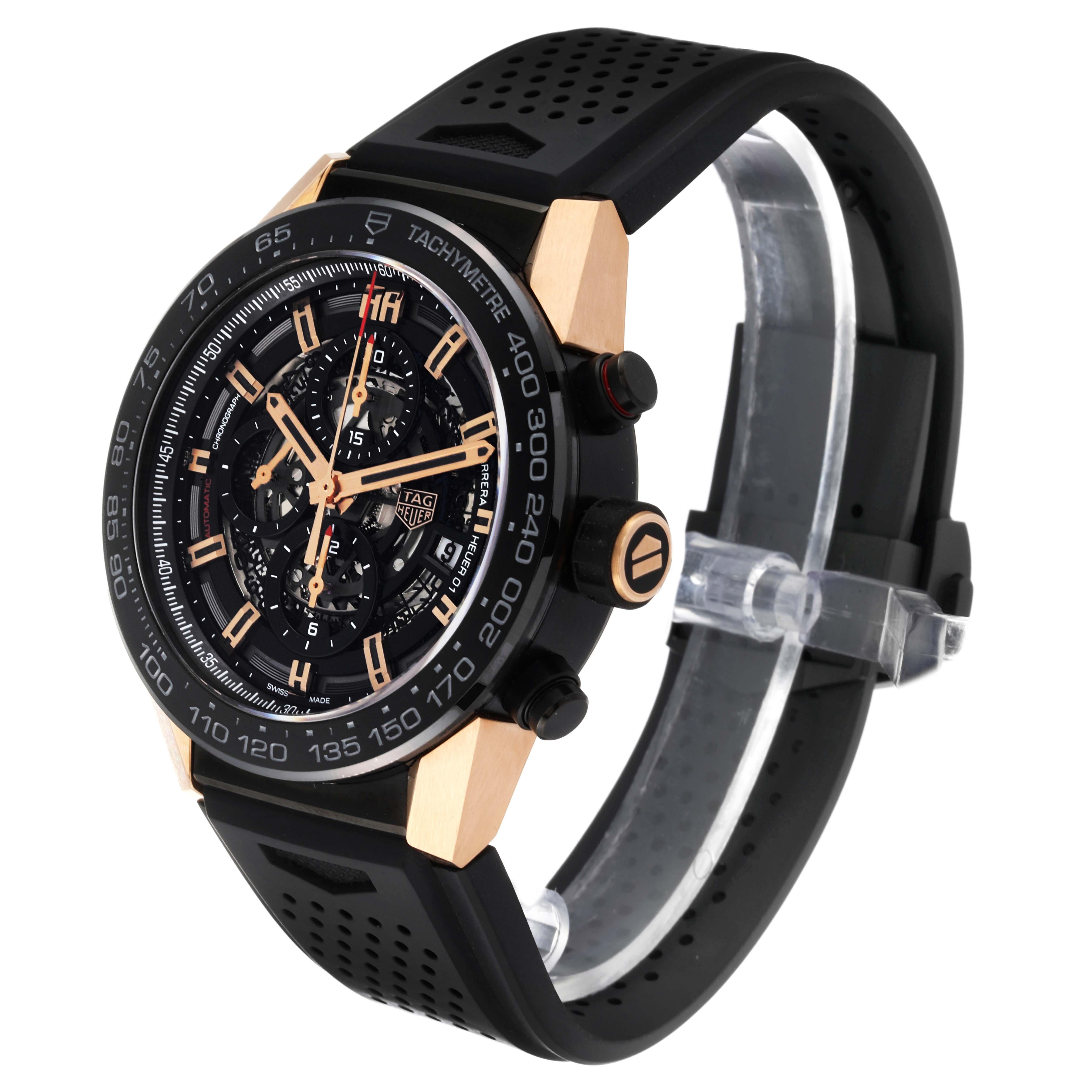 tag heuer carrera rose gold