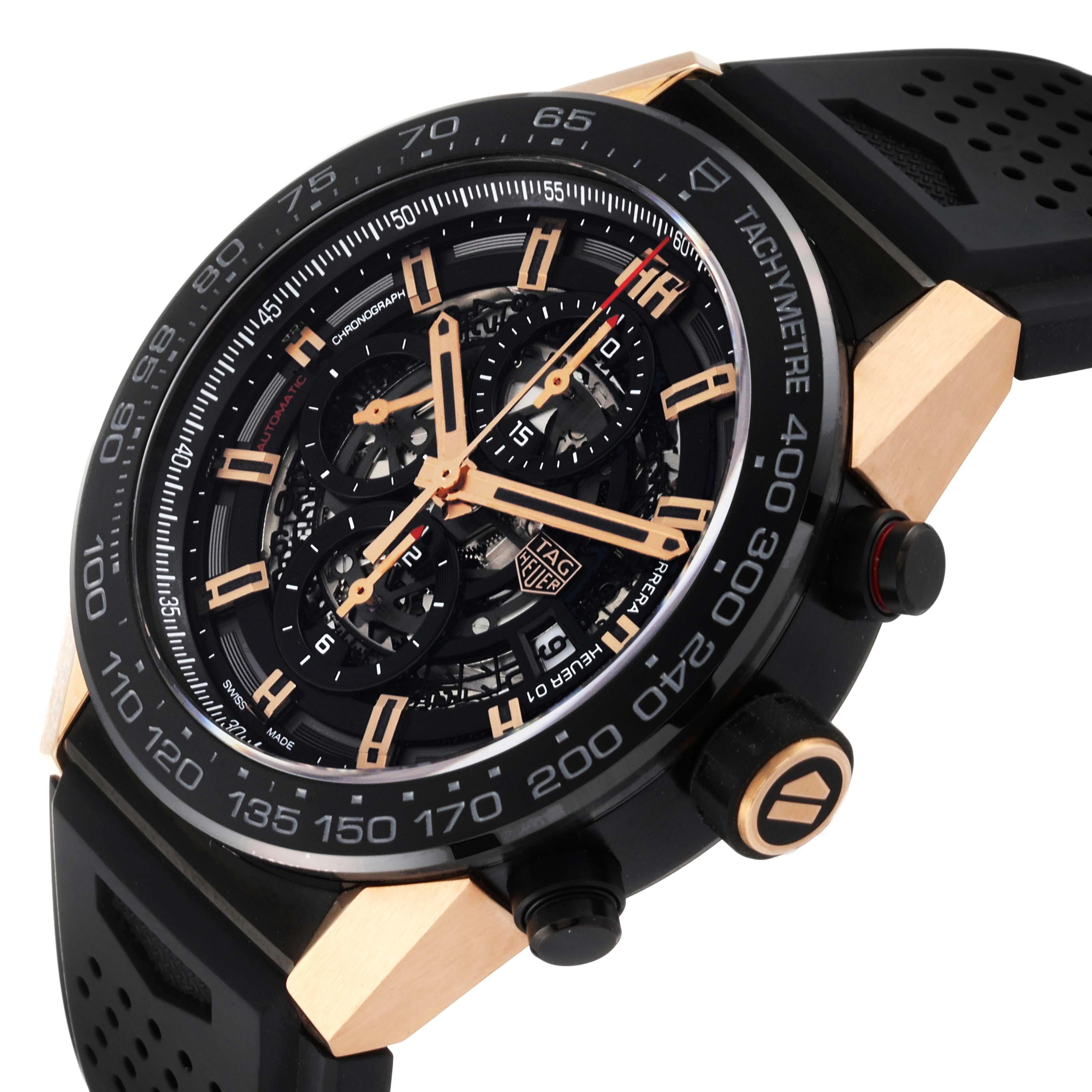 tag heuer rose gold carrera