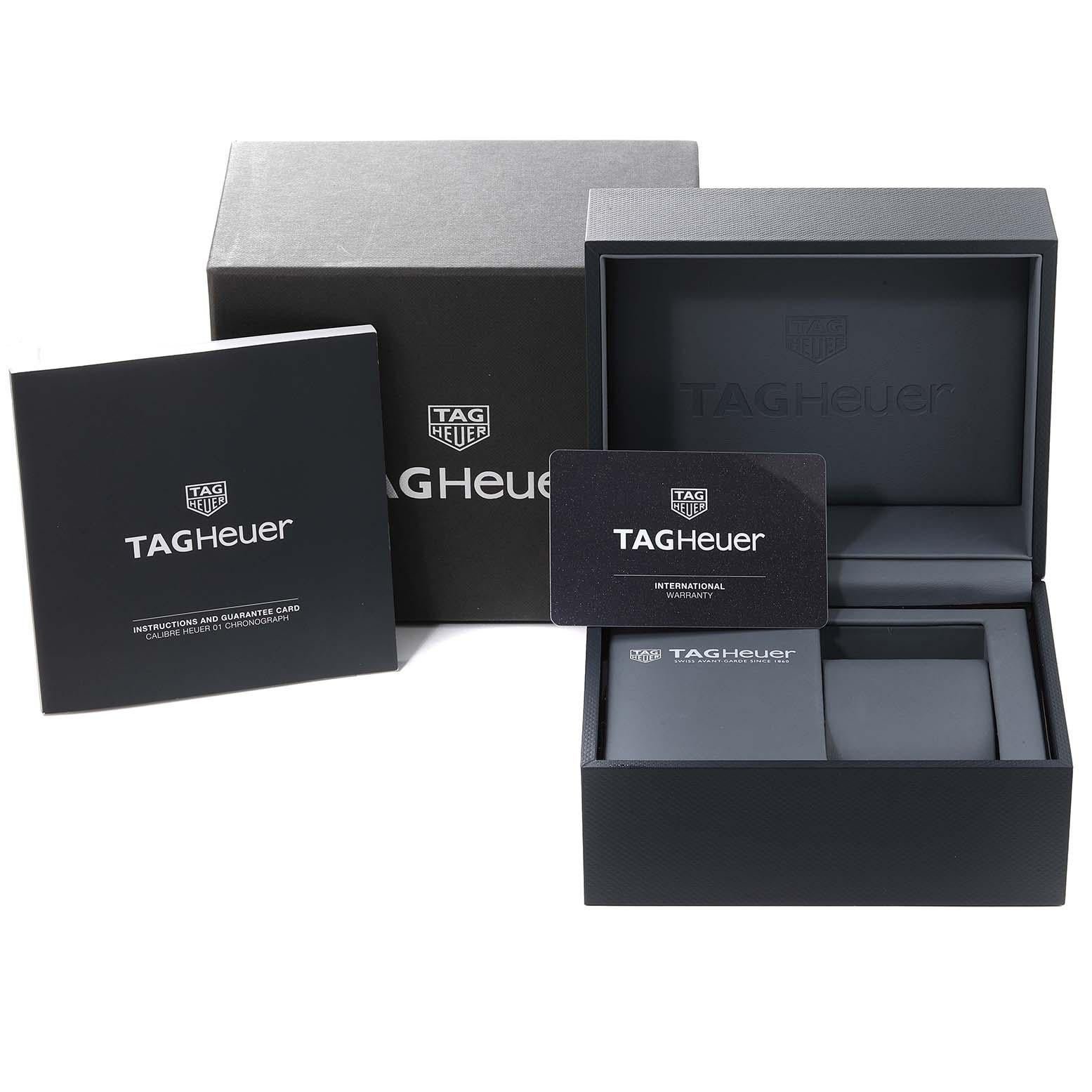 Tag Heuer Carrera Skeleton Dial Titanium Rose Gold Mens Watch CAR2A5A Box Card 2