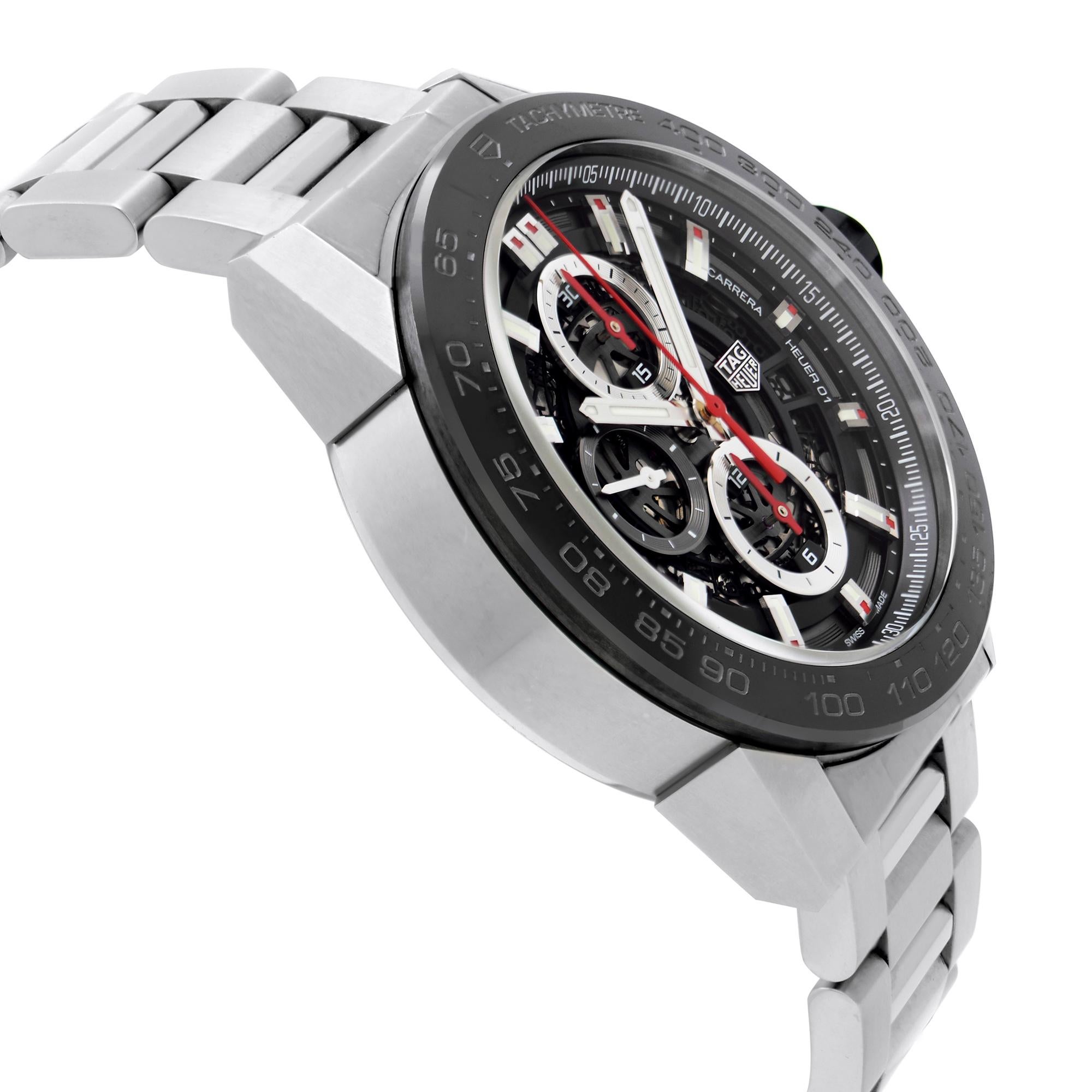 tag heuer carrera caliber heuer 01 automatic chronograph watch - car2a1w.ba0703