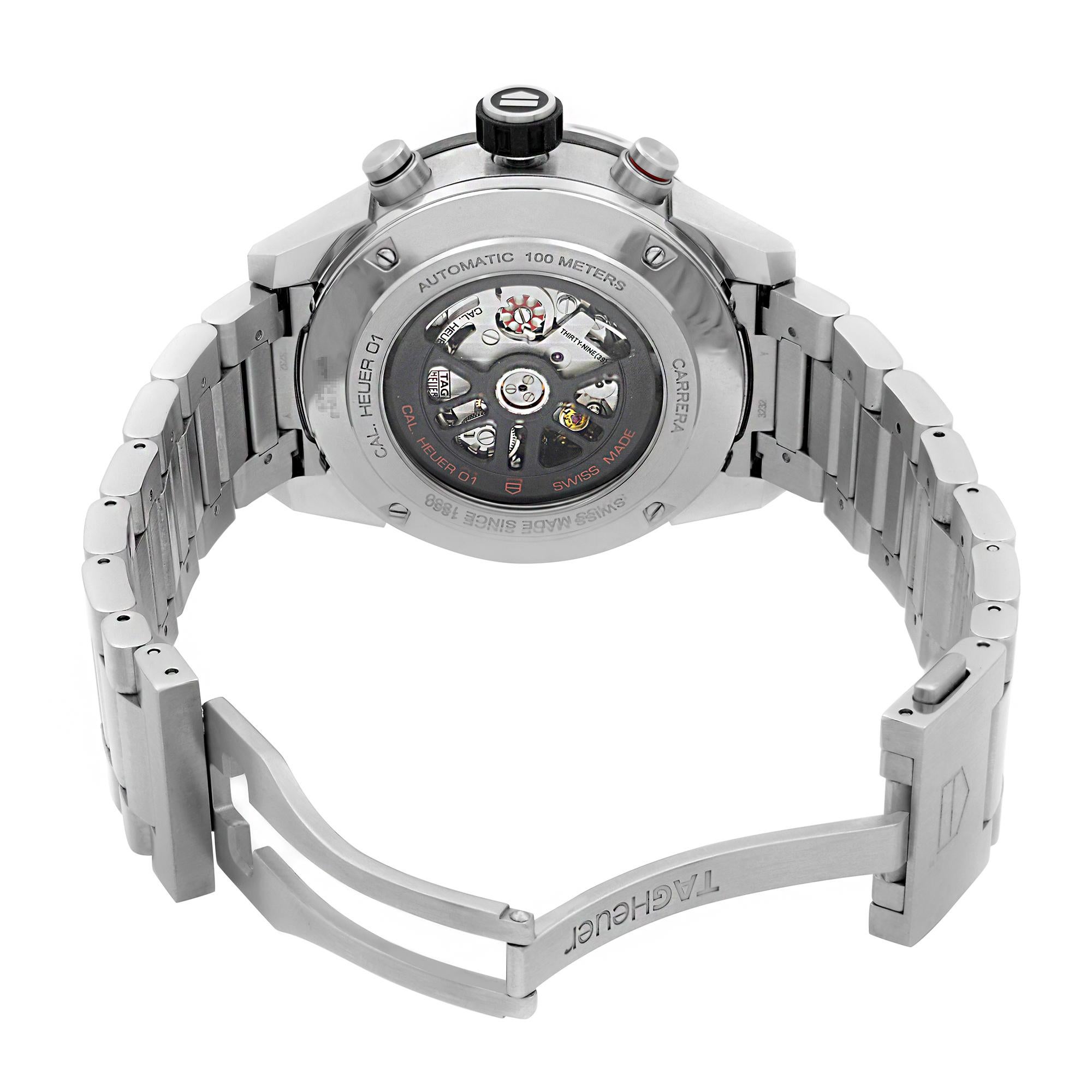 Men's TAG Heuer Carrera Skeleton Steel Ceramic Automatic Men’s Watch CAR2A1W.BA0703