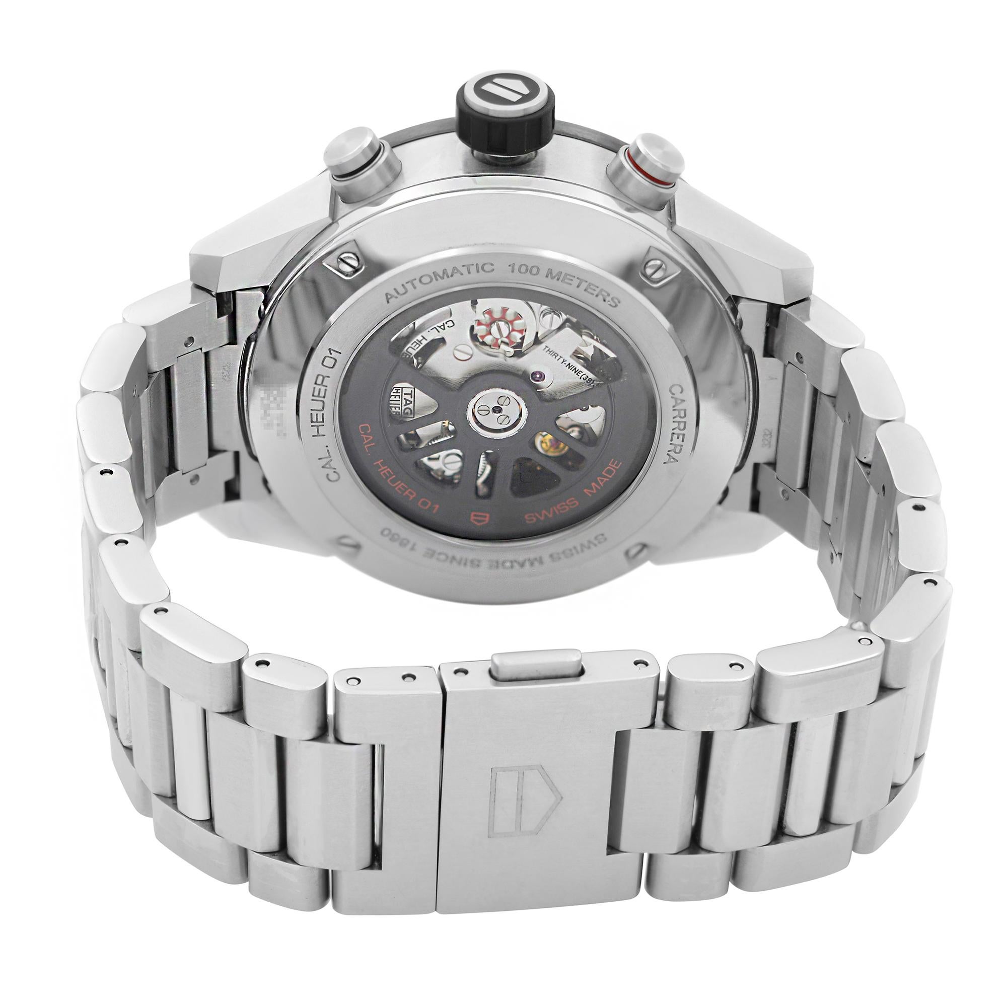 TAG Heuer Carrera Skeleton Steel Ceramic Automatic Men’s Watch CAR2A1W.BA0703 1