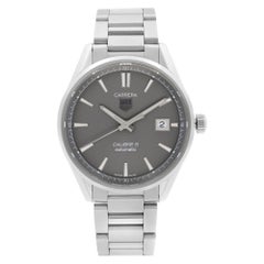 TAG Heuer Carrera Stainless Steel Grey Dial Automatic Mens Watch WAR211C