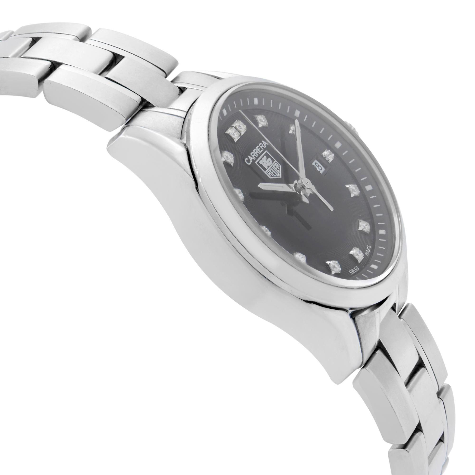 tag heuer women's carrera diamond watch